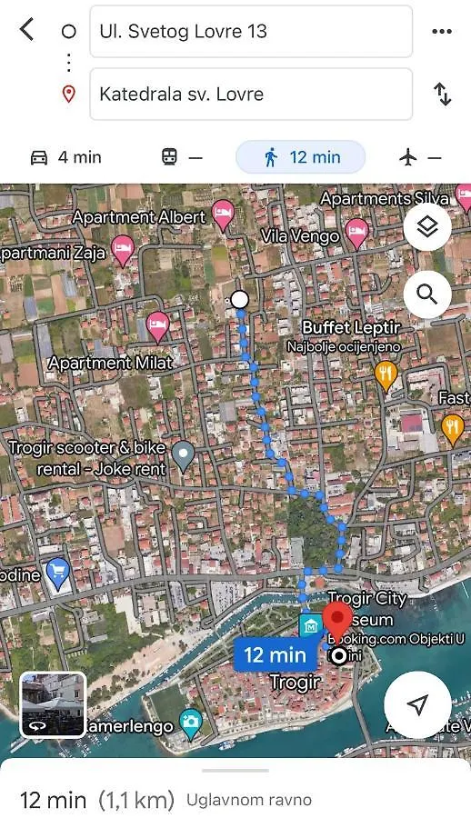 טרוגיר Apartmani Lastro